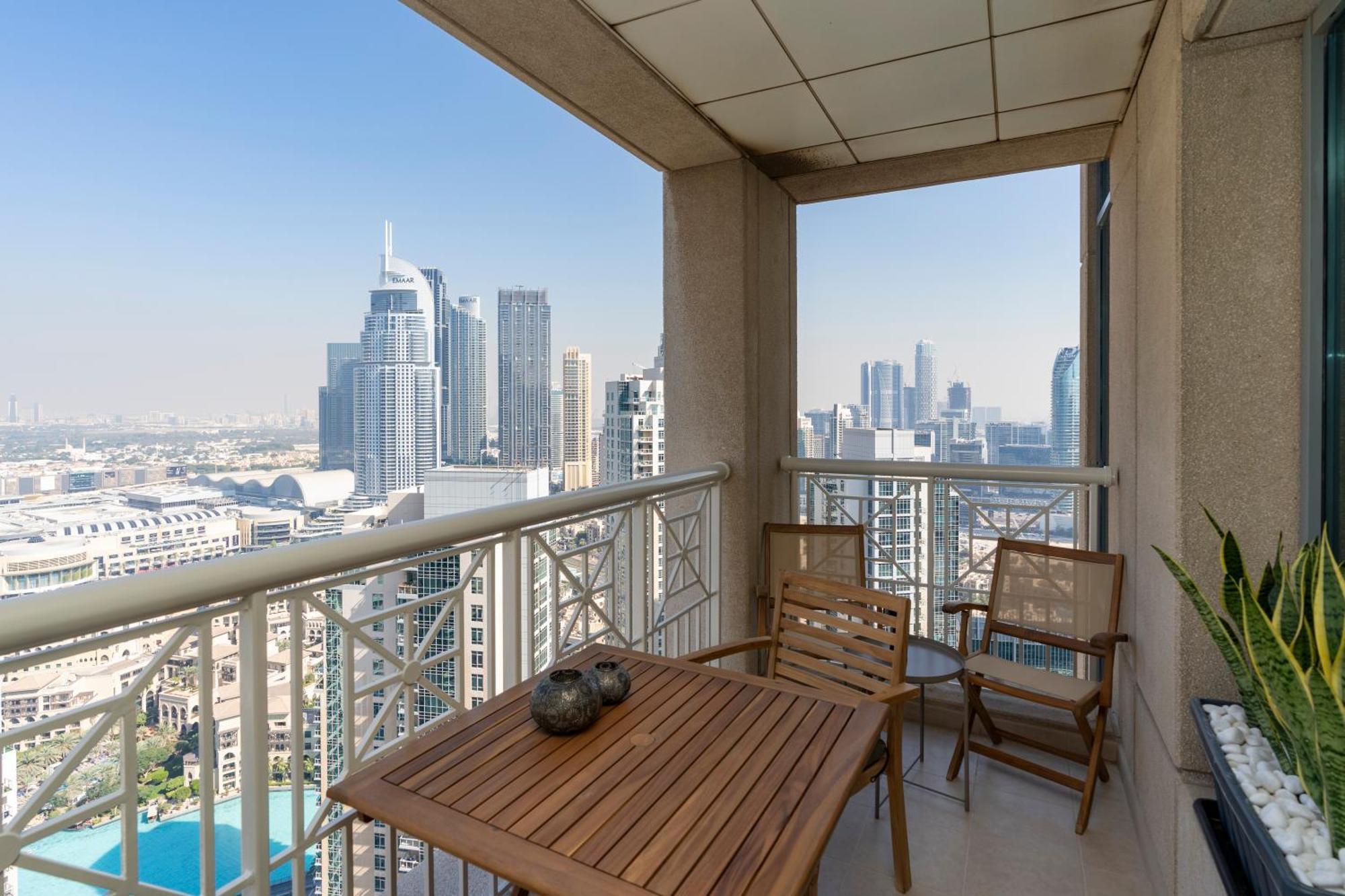 Prestige Living 2Br With Full Burj Khalifa And Fountain View By Auberge Dubai Exterior foto