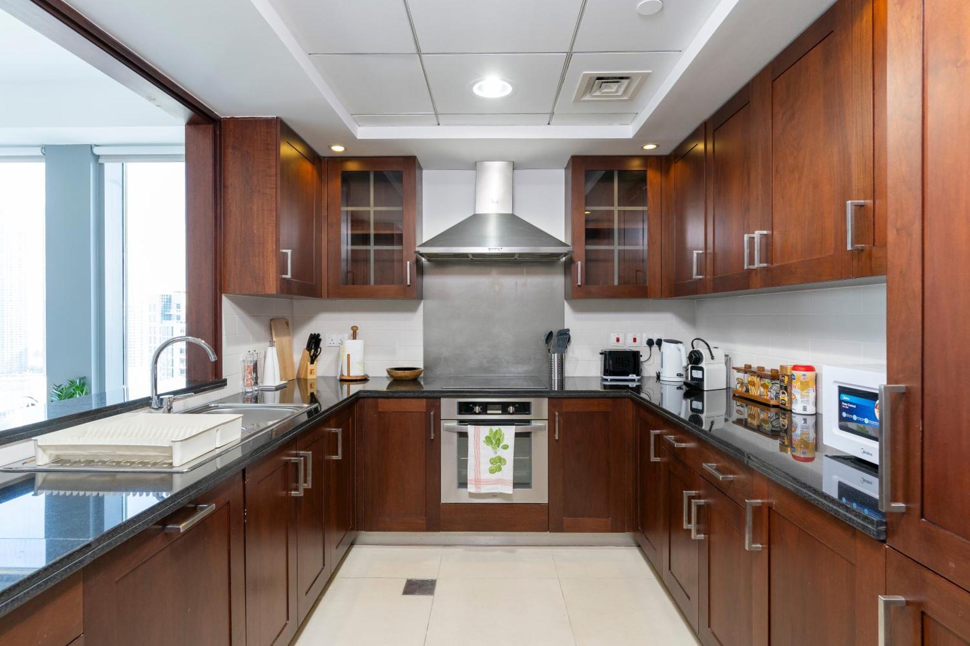 Prestige Living 2Br With Full Burj Khalifa And Fountain View By Auberge Dubai Exterior foto